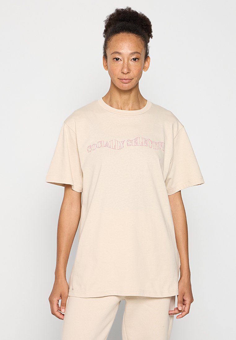 OH APRIL T-shirt print beige