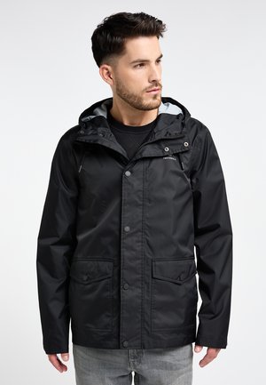 Regenjacke / wasserabweisende Jacke - schwarz