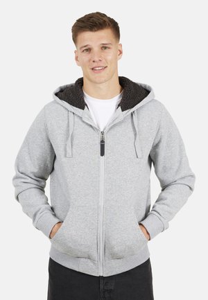 ZIP THROUGH HOODED  - Sweatjacke - grey