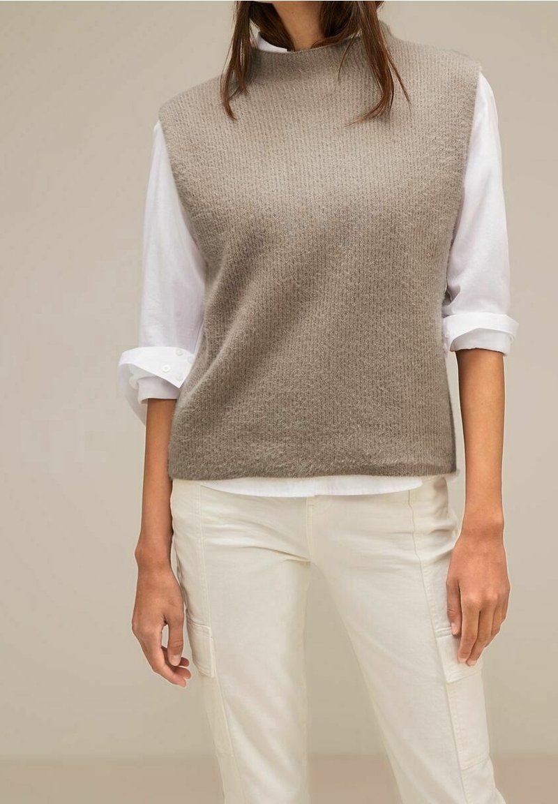 Street One Top - mottled brown