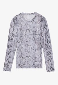LONG SLEEVED MESH SNAKE TOP UNISEX - Long sleeved top - snake aop