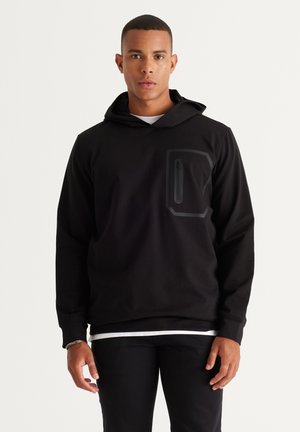 Felpa Con Cappuccio E Zip Con Logo | Grigio Scuro | Jack & Jones - Foto 7