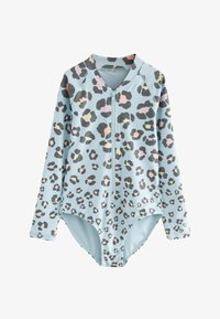 Sélectionné, blue animal print