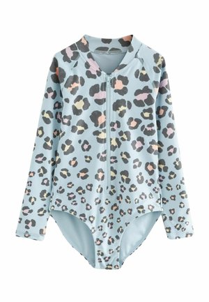 LONG SLEEVED-REGULAR FIT - Plavky - blue animal print