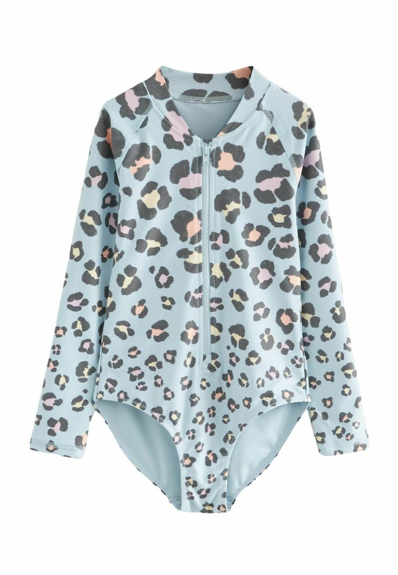 Next LONG SLEEVED-REGULAR FIT - Ujumistrikoo - blue animal print