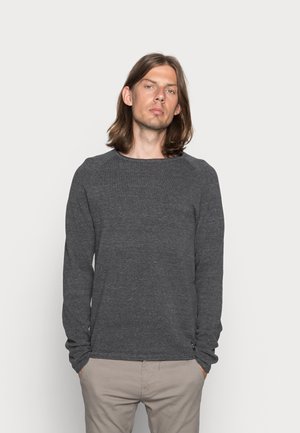 JJEHILL CREW NECK NOOS - Maglione - dark grey melange
