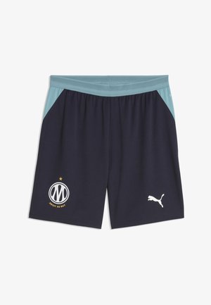Puma, OLYMPIQUE DE MARSEILLE 26/27 SHORTS UNISEX - Pantalón corto de deporte - new navy-baltic sea blue