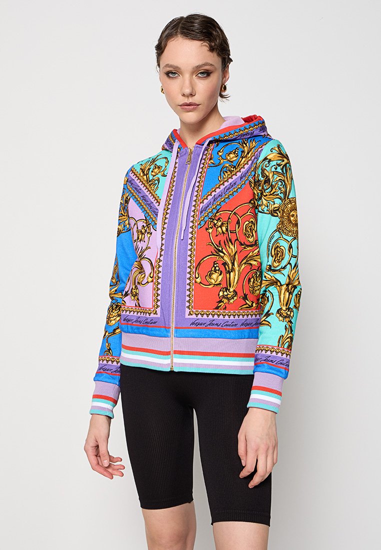 Versace Jeans Couture Sweater met rits meerkleurig Versace Jeans Couture Sweater met rits meerkleurig