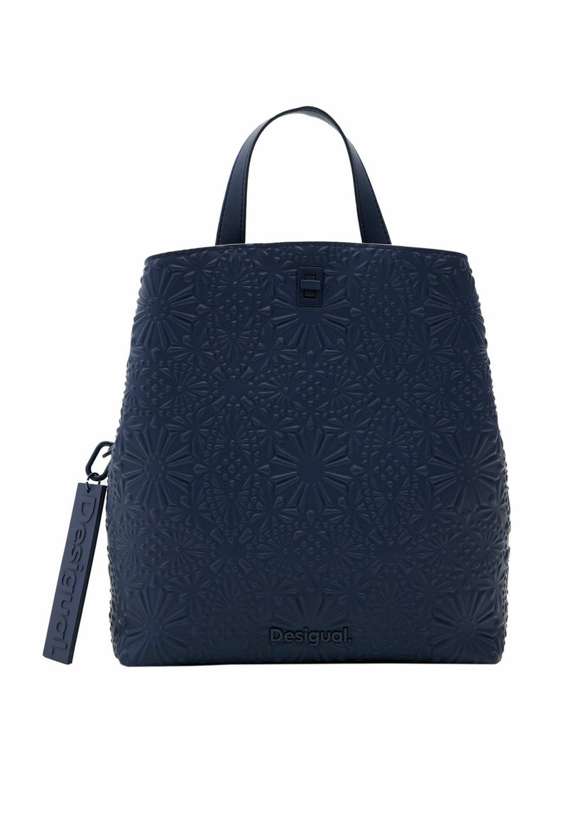 Desigual SMALL GEOMETRIC EMBOSSED - Rucsac - blue/albastru - Zalando.ro