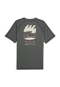 Puma LIFESTYLE - DOWNTOWN RE COLLECTION - T-shirt con stampa - grau