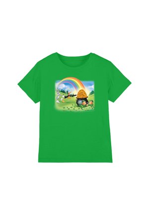 Cotton Soul, LOONEY TUNES MINE MINE MINE UNISEX - Print T-shirt - dark green