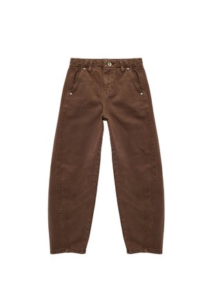 Jeans straight leg - brown
