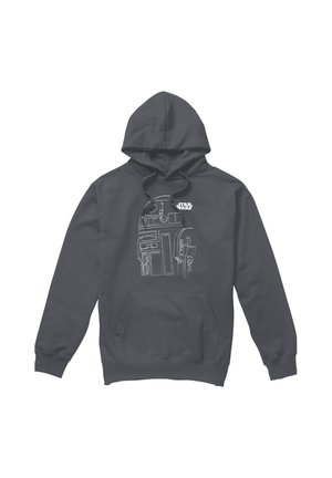 Star Wars, STAR WARS R2D2 OUTLINE - Kapuzenpullover - anthracite