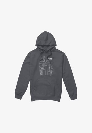 Star Wars, STAR WARS R2D2 OUTLINE - Kapuzenpullover - anthracite