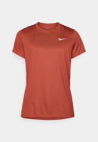 NIKECOURT VICTORY TOP - Camiseta deportiva - mars stone/white