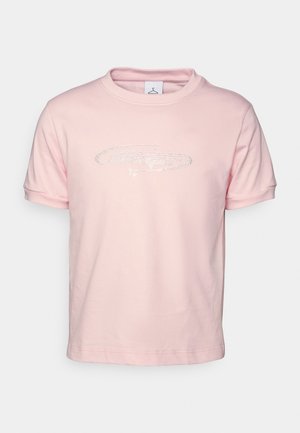 Holzweiler HANGER CROP RHINESTONE TEE - Μπλουζάκι με στάμπα - light pink