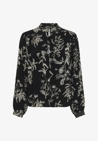 Unselected, black botanical print