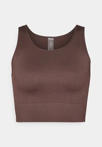 ONPJAIA LIFE SEAM SHORT - Débardeur - seal brown