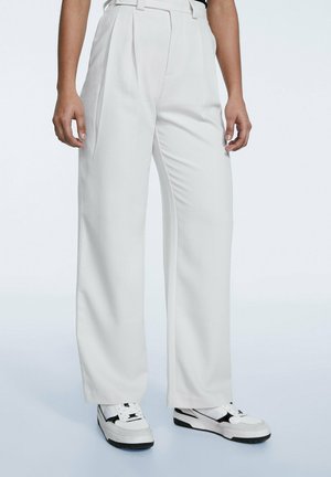 Housut - off white