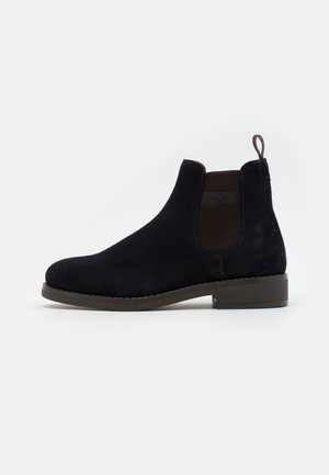 GANT BROOKLY - Classic ankle boots - marine/dark brown