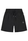 SMILEY EMBROIDED UNISEX - Shorts - black