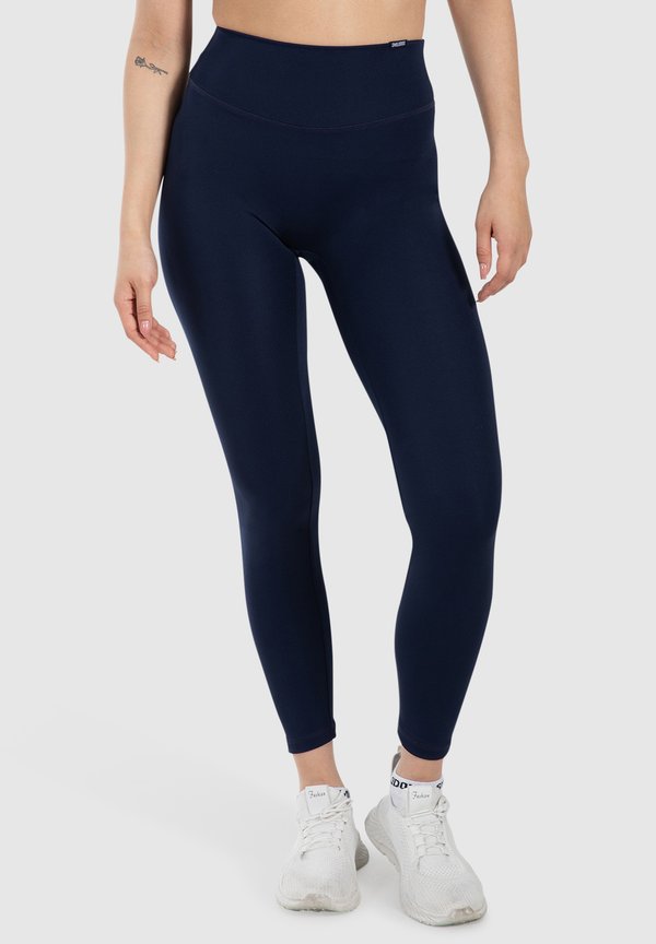 LEGGINGS HIGH WAIST YOGA AND PILATES JAINE - Tights - marineblau