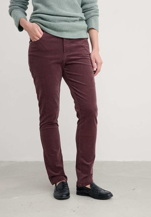 LAMLEDRA  - Stoffhose - brown - dark rye