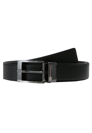 Armani Exchange Pásek - black/dark brown