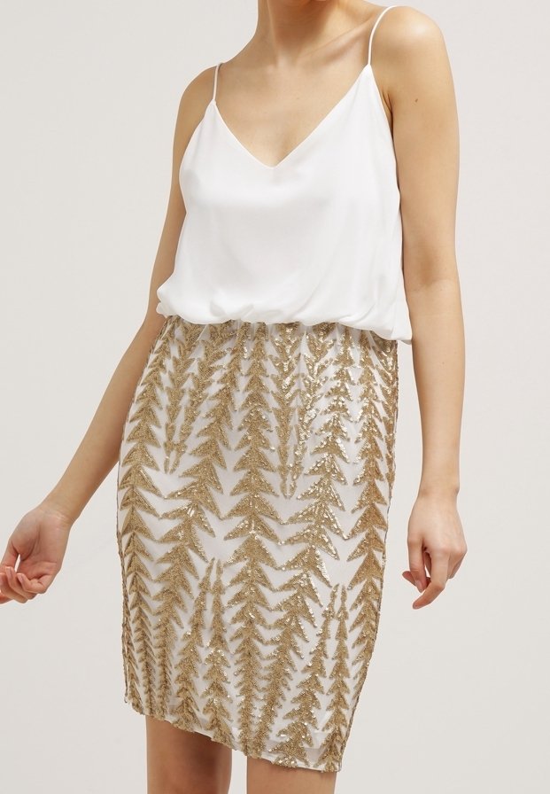 TFNC Cocktail dress / Party dress - off-white - (Pre-owned) - Zalando.ie TFNC Cocktail dress / Party dress - off-white - (Pre-owned) - Zalando.ie