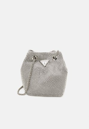 Borsa a tracolla - silver-coloured