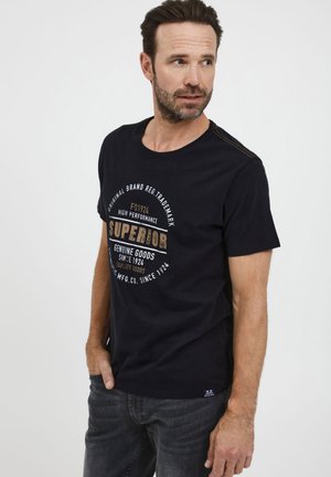 FQRIKO - T-shirt imprimé - black beauty