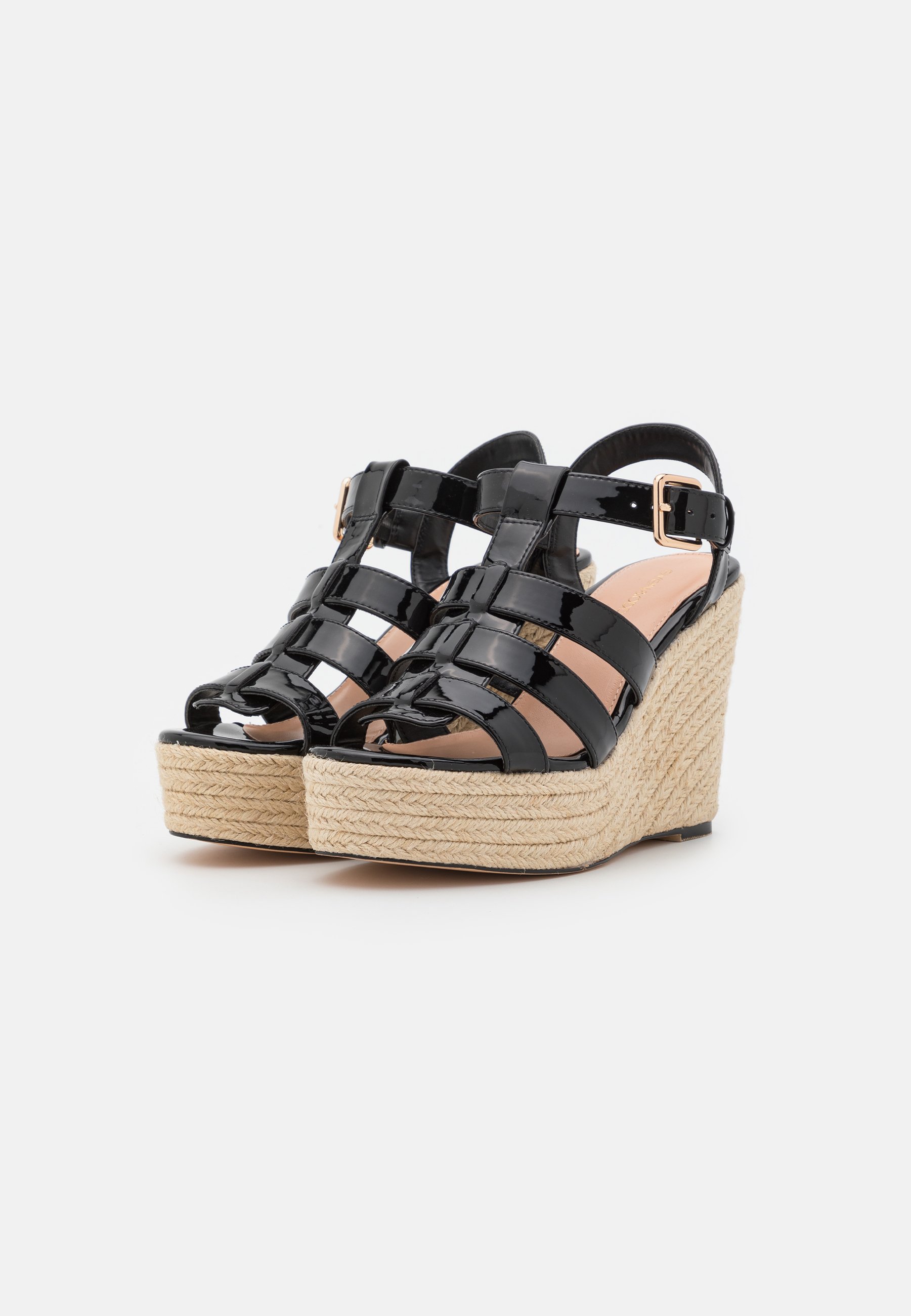 Even\u0026Odd Sandalen met plateauzool - black/zwart - Zalando.nl