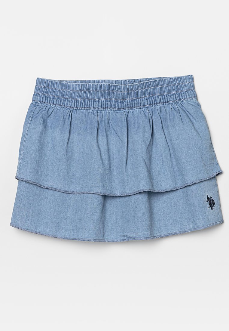 U.S. Polo Assn. Jeansrok lichtblauw