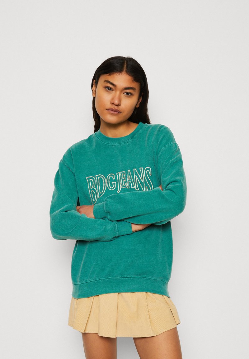 BDG Urban Outfitters EMBROIDERED Sweatshirt green/grün Zalando.de