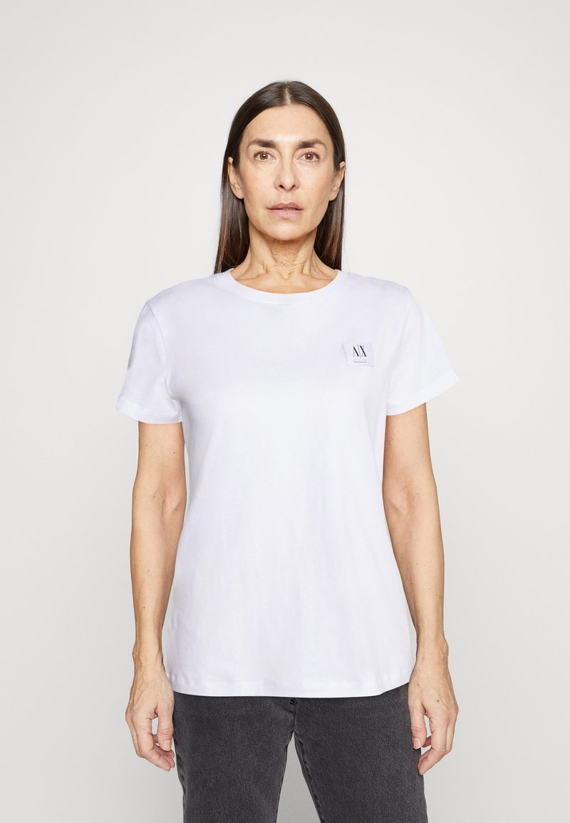 Armani Exchange Basic Tshirt optic white/white Zalando.ie