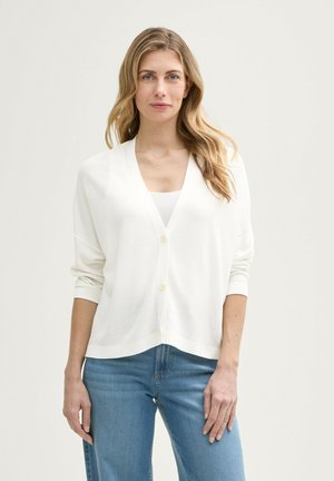 TOM TAILOR Neuletakki - whisper white