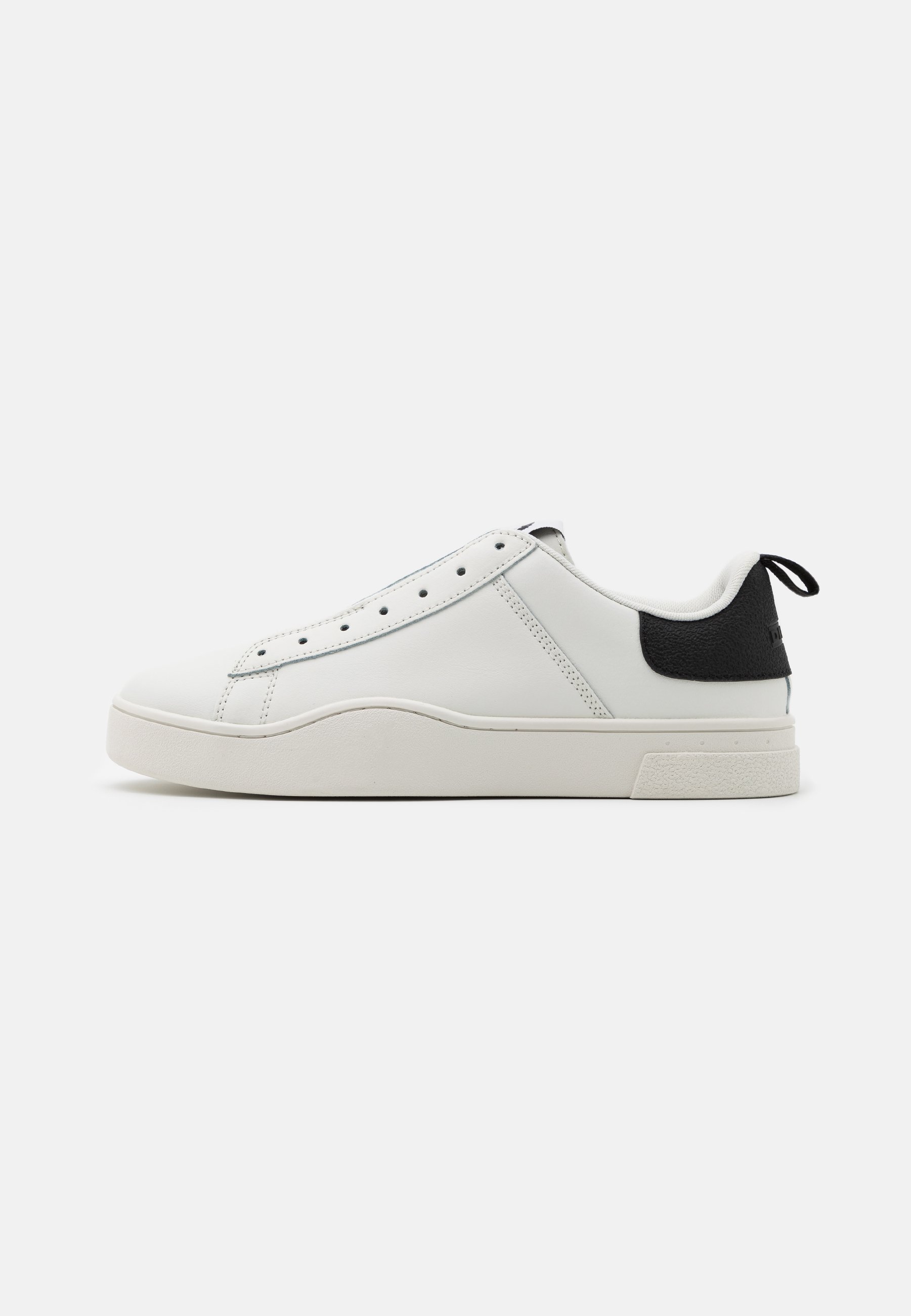 Diesel CLEVER S-CLEVER SOSNEAKERS - Instappers - white/black/wit -  Zalando.nl