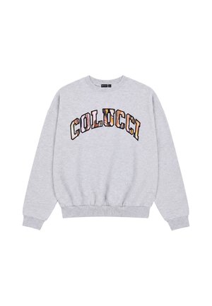 Colucci, LOGO CREWNECK COLLEGE - Sweatshirt - grey mel aop multi