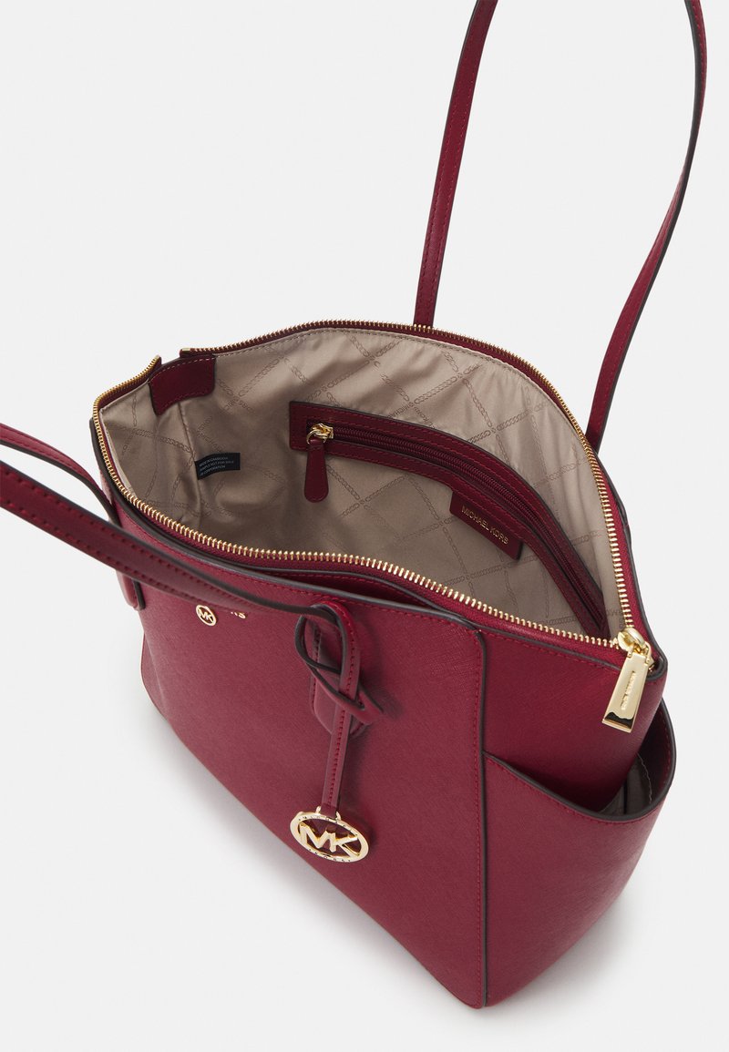 Kors Jet Set Michael Kors Tasche Rot Schwarz Whitney Leather