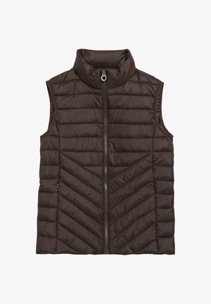 s.Oliver, OUTDOOR-WESTE - Bodywarmer - dunkelbraun