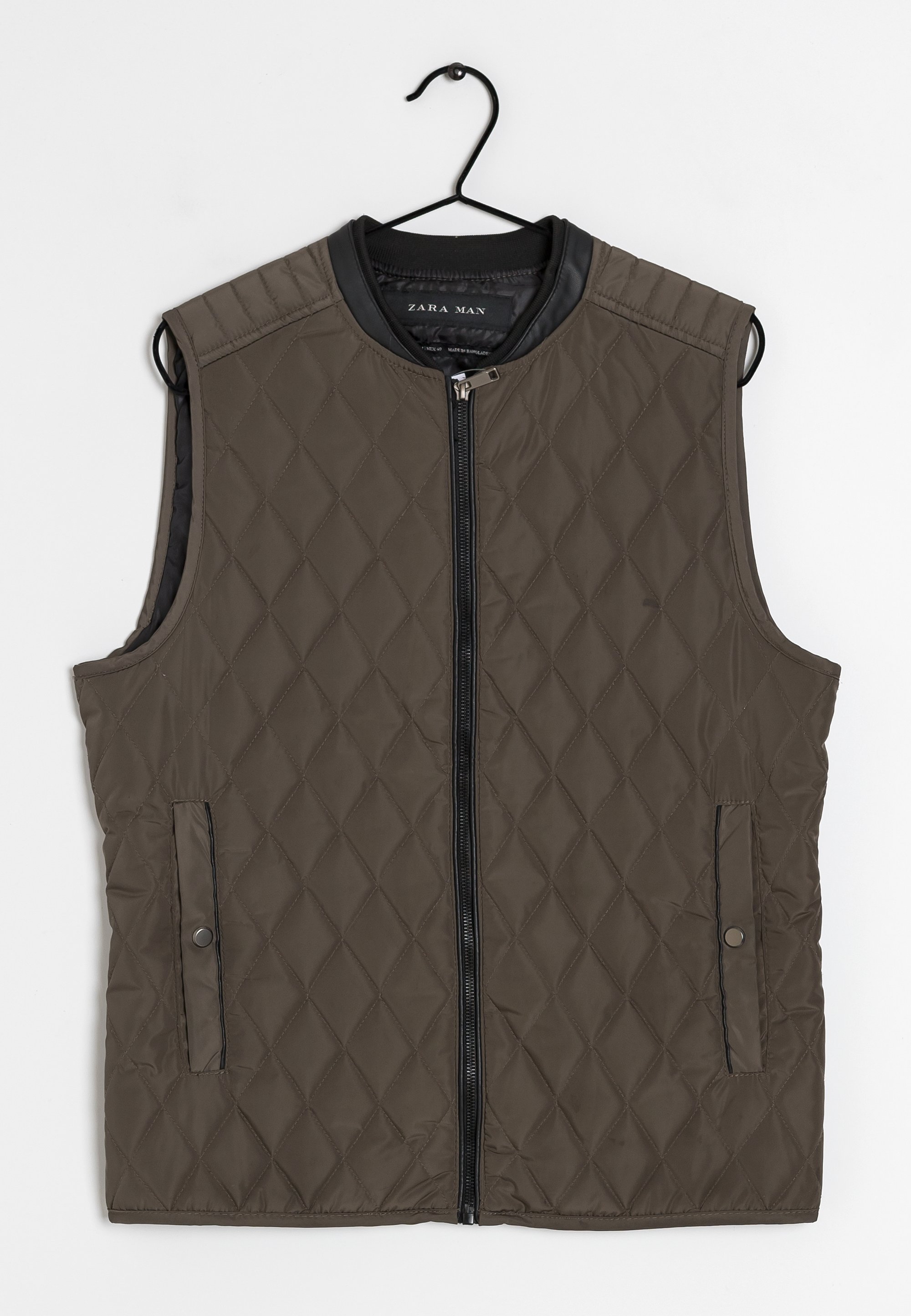 Zara Veste sans manches green/vert (Seconde main) ZALANDO