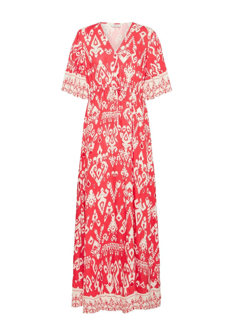 b.young BYJASMINA - Robe longue - flame scarlett eth mix/rouge - ZALANDO.FR