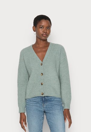 CHUNKY CARDIGAN - Cardigan - light green
