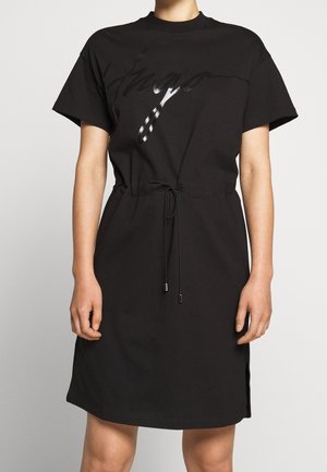 Vestito di maglina - black
