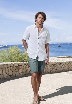 john devin, JOHN DEVIN JEANSSHORTS - Denim shorts - grün