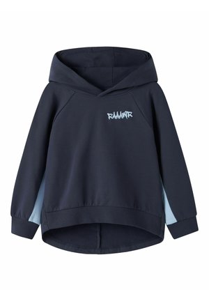 NMMBENTU LS NREG - Sweat à capuche - navy blazer