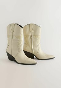 REGULAR FIT - STAR WESTERN - Kaubojske/motorističke čizme - cream