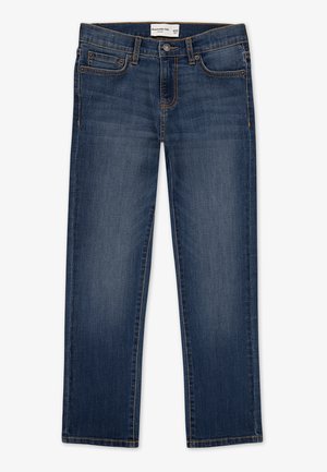 Abercrombie & Fitch, STRAIGHT FIT - Straight leg jeans - blue denim