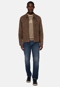 Boggi Milano Skinnjacka - brown