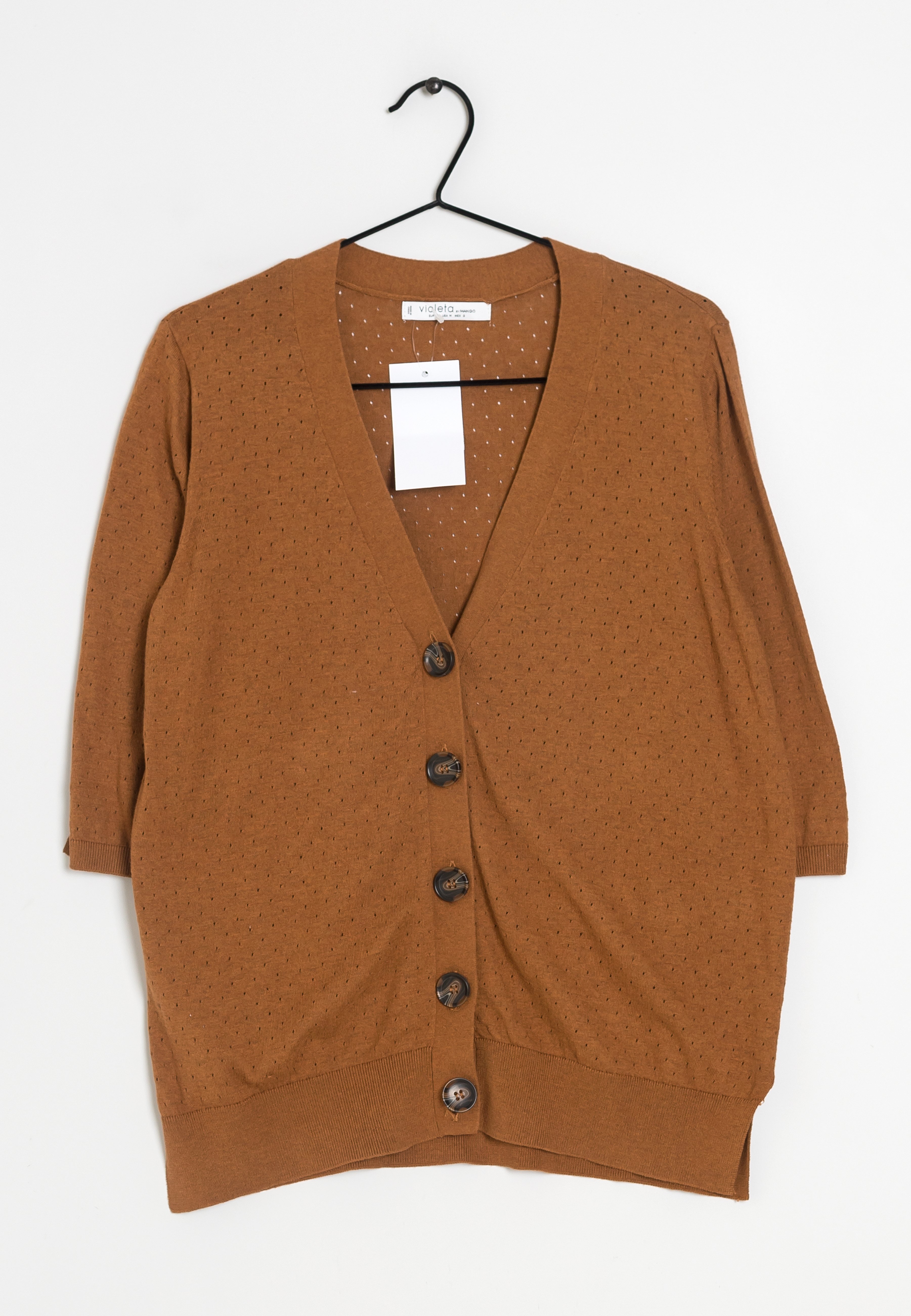 cardigan violeta mango